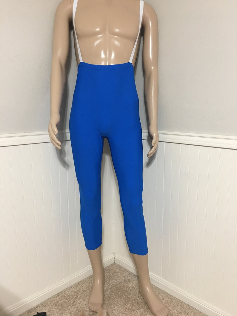 Men's Solid High Waisted Tights With Optional Suspenders Etsy