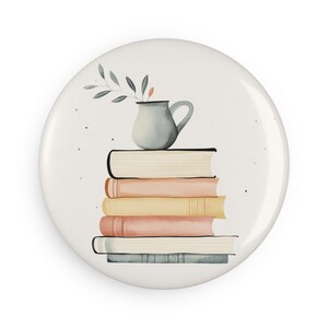 Stacked Books Magnet | bookish for girl To Be Read Magnet | Bookish Apparel for romance readers gift for booklovers |magnet for book friends