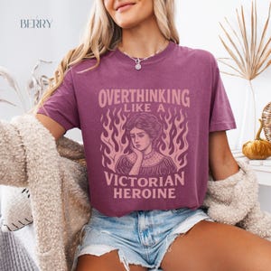 Vintage Mystical Tee Dark Academia T-Shirt | Tee for book lovers Oversized Book Tee | library funny tee Literature Tee Shirt | bookworm tee image 5