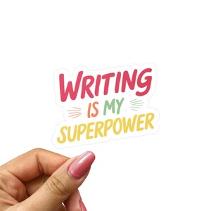 sticker for writers | inch vinyl sticker | Sticker for Bottles |bookish ipad sticker |sticker for authors |gifts for writers |gift for poets