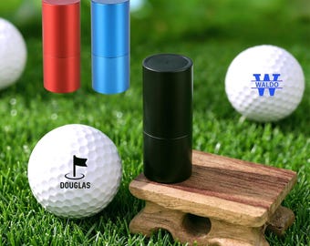 Large Logo Golf Stamp,Custom Golf Ball Stamp Set,Logo or 38 patterns,5 Ink Colors,Personalized Ball Stamp,Golfer Sport Gifts for Him Men Dad