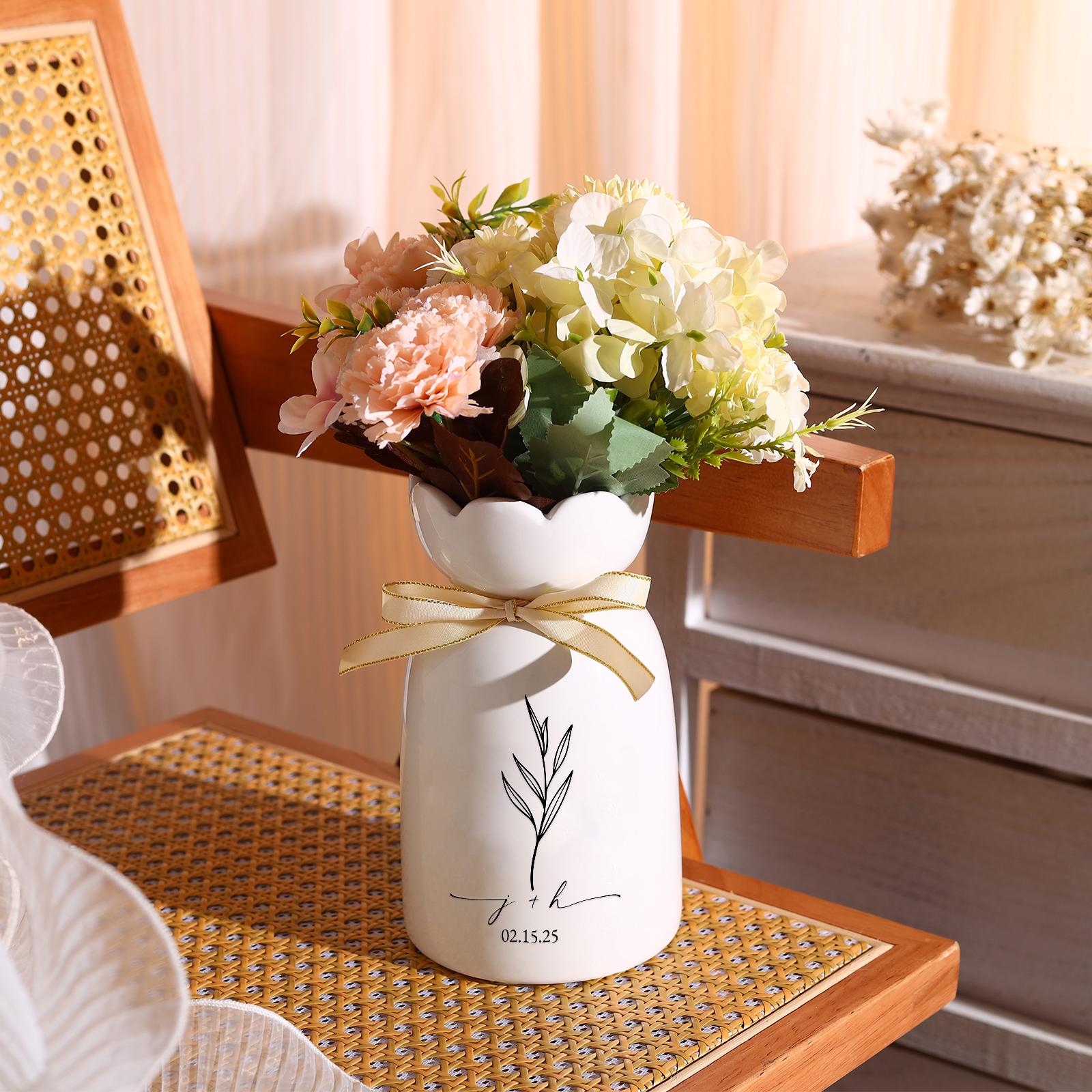 Wedding Flower Vase,bachelorette Gift,new Home Vase,bridal Shower