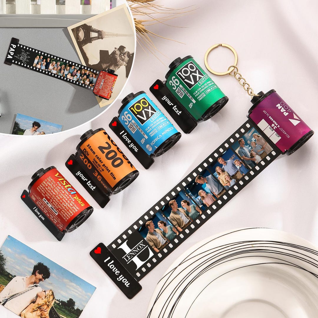 Magnetic Keychain,custom Photo Magnet,dad to Be Keyring,photo Keychain ...