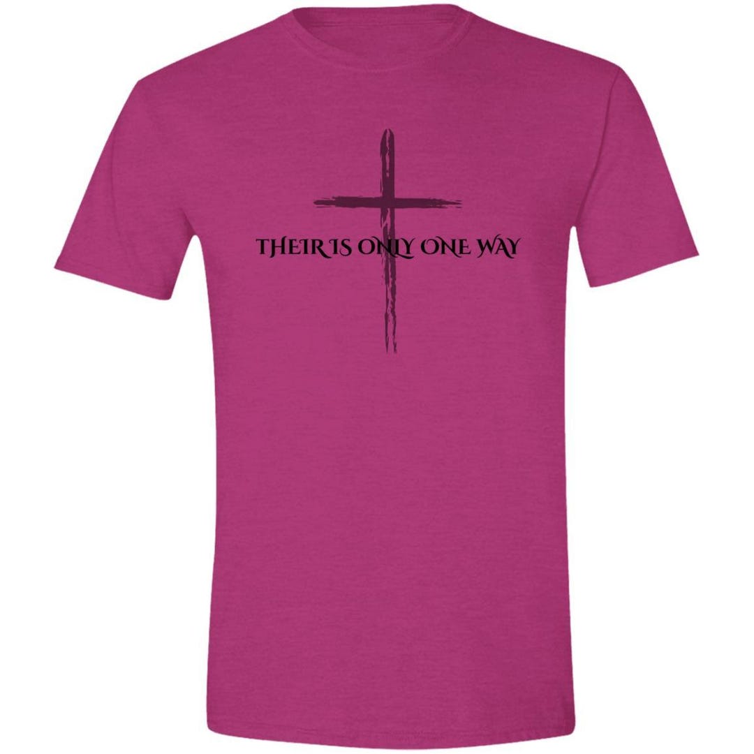 There is Only One Way - Cross Tshirt - Etsy