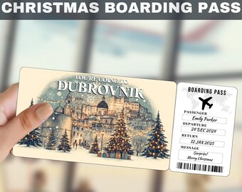 Billete de regalo sorpresa para viaje a Dublín, Irlanda / Vas a Dublín, Irlanda, Vuelo, Tarjeta de embarque, Editable, Descarga instantánea, Impresión de viaje