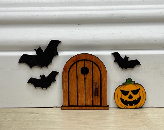 Featured listing image: Miniature Halloween Decoration Pack for Cute Lil’ Mouse Doors