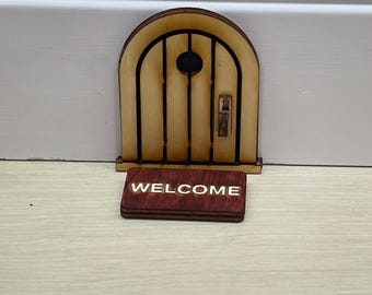 Lil' Welcome Mat. Add some whimsy to your 2” Cute Lil' Mouse Doors.