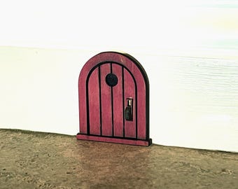 Cute Lil’ Painted Mouse Door - Barn Burner Red (OG Style)