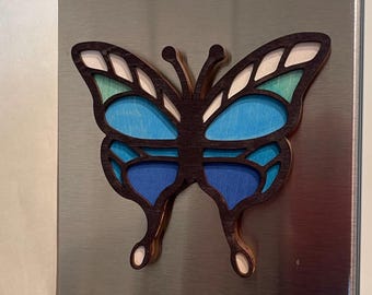 Colorful Cool Butterfly Magnet