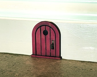 Cute Lil’ Painted Mouse Door - Barn Burner Red (OG Style)