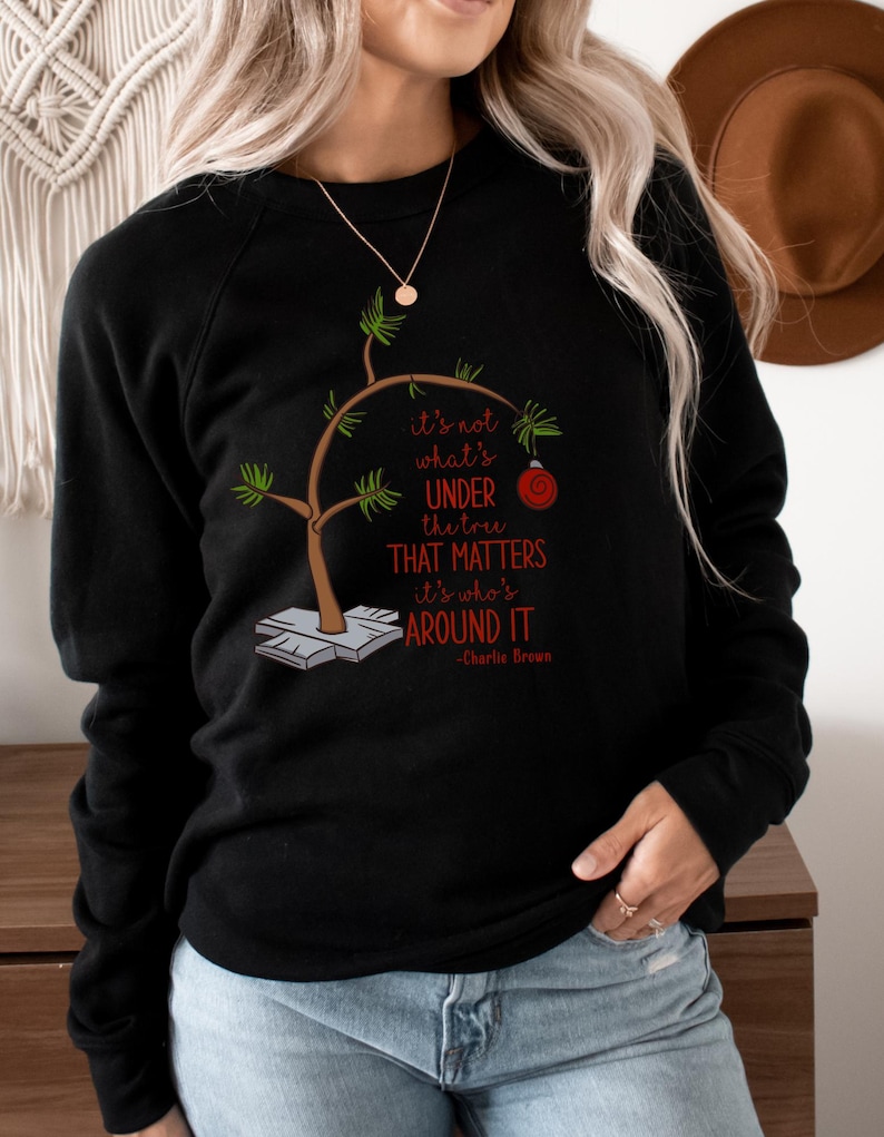 Christmas Tree Shirt, Holiday Shirt, Cute Winter Sweater, Merry and