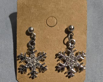 Pendientes de copo de nieve