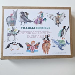 Traumasensible Affirmationskarten