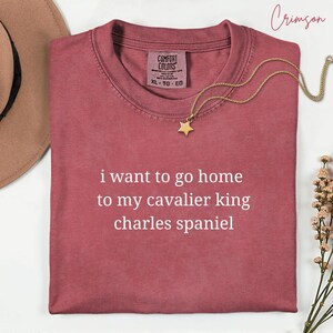 Cavalier King Charles Spaniel Mom Shirt King Charles Spaniel Lovers Tee Minimalist Dog TShirt Retro Style Dog Lover Gift Sarcastic Blenheim