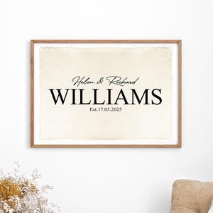 Personalized last name canvas banner,Wedding Gift,Last name sign,New Home Present,Closing present,Wedding Present,Canvas flag,Wall flag
