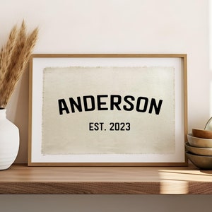 Personalized last name canvas banner,Custom name flag,Last name sign,New Home Present,Closing present,Wedding Present,Canvas flag,Wall flag