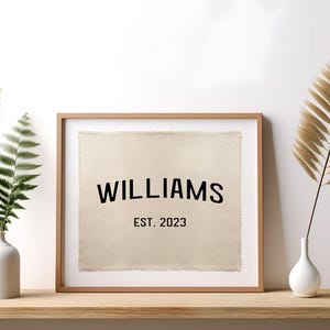 Personalized last name canvas banner,Custom name flag,Last name sign,New Home Present,Closing present,Wedding Present,Canvas flag,Wall flag