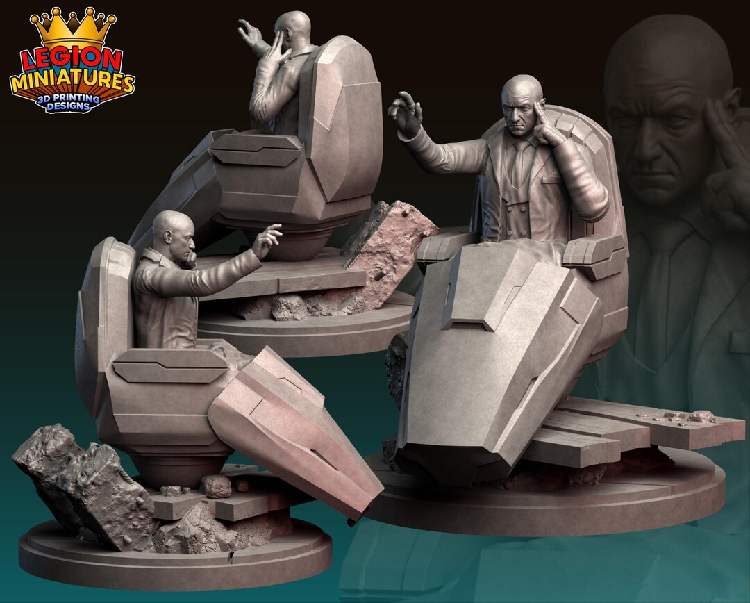 Xavier 40mm/70mm Fan Art (legion Miniatures) Crisis Protocol Proxy ...