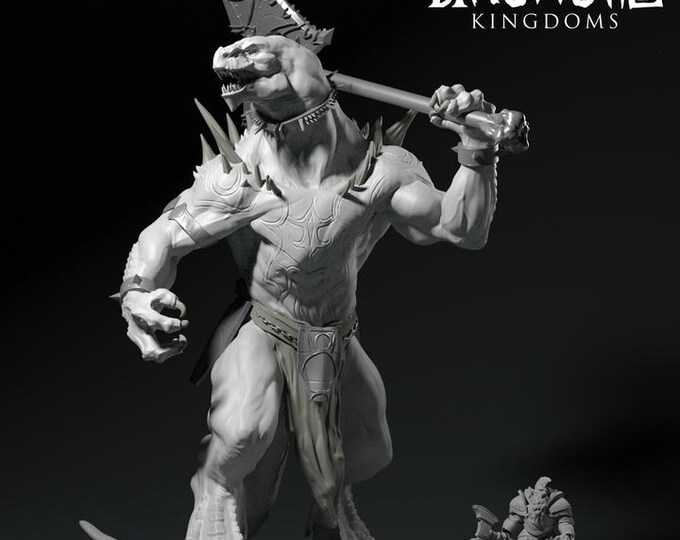 T-Rex Demigod (DinoWorld) DnD 5E Gift | Fantasy Gaming RPG | Wargaming Gift | Tabletop Game Set | Monster 3D Printed