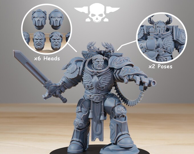 Socratis Archon 32mm/28mm (StationForge) RPG Set | 3D Print Scifi | Tabletop Game Set | Wargaming Gift | RPG Gifts | Sci-Fi Miniatures