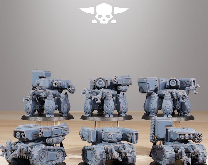 Scavenger Volatiles 32mm/28mm (StationForge) RPG Set | 3D Print Scifi | Tabletop Game Set | Wargaming Gift | RPG Gifts | Sci-Fi Miniatures