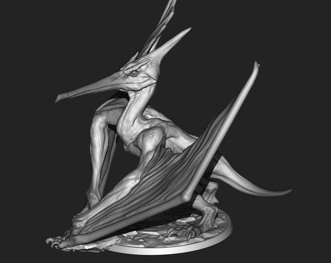 Pterodactyl Evolution (DinoWorld) Fantasy Gaming RPG | Wargaming Gift | Tabletop Game Set | 3D Printed Dinosaurs