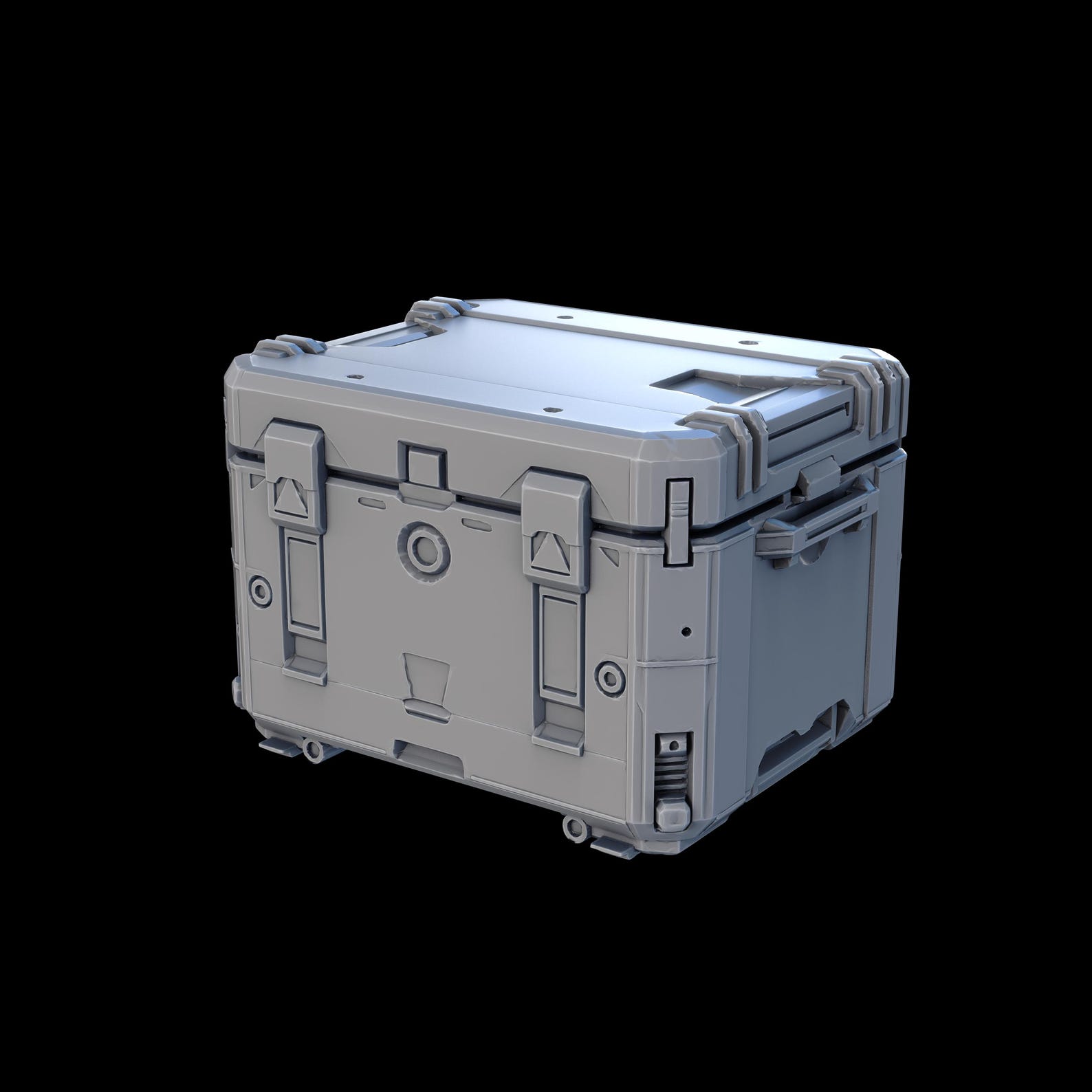 Star Container Rpg Box Containers 32mm (stlminibits) Cyberpunk | Sci-fi Props | Scenery ...