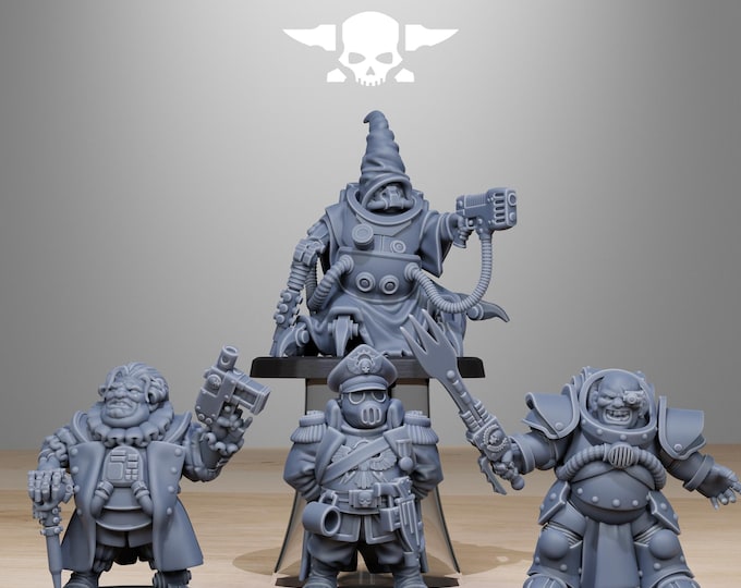 Skulldarts Special 32mm/28mm (StationForge) RPG Set | 3D Print Scifi | Tabletop Game Set | Wargaming Gift | RPG Gifts  | Sci-Fi Miniatures