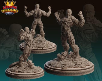 Black Lightning 40mm/70mm Fan Art (Legion Miniatures) Crisis Protocol Proxy | RPG Set | 3D Print Scifi | Tabletop Game Set