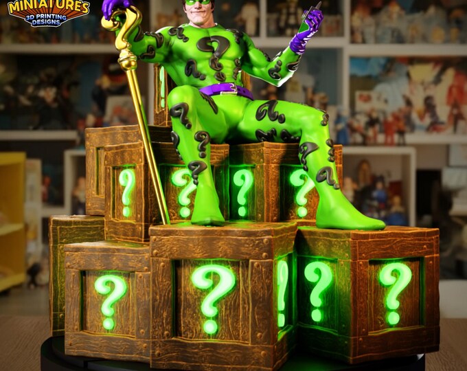 Riddler 40/70mm (Legion Miniatures) RPG Set | 3D Print Scifi | Tabletop Game Set | Wargaming Gift | RPG Gifts | Sci-Fi Miniatures