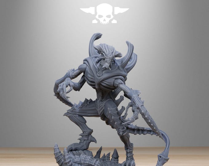 Xenarid Void Stalker 32mm/28mm (StationForge) RPG Set | 3D Print Scifi | Tabletop Game Set | Wargaming Gift | RPG Gifts | Sci-Fi Miniatures