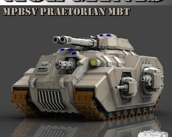 MPBSV Praetorian Main Battle Tank Kit 32mm/28mm (ACEMinis) Tabletop Tank | rpg Set | Scifi Wargaming | Gift for Wargamers