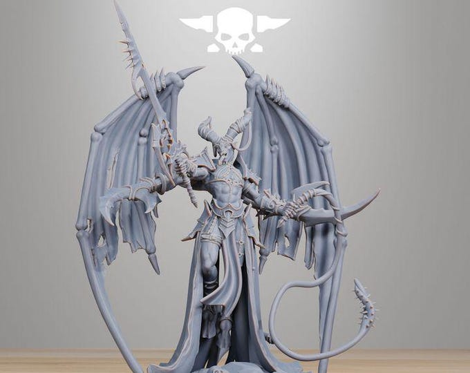 Demon Queen 32mm/28mm (StationForge) RPG Set | 3D Print Scifi | Tabletop Game Set | Wargaming Gift | RPG Gifts | Sci-Fi Miniatures