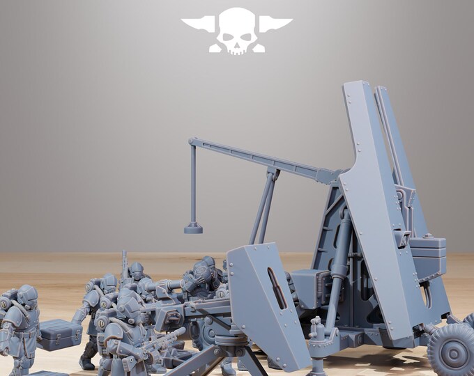 RoyalGuard Support Systems 32mm/28mm (StationForge) RPG Set | 3D Print Scifi | Tabletop Game Set | Wargaming Gift | RPG Gifts