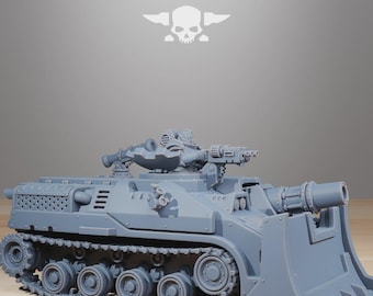 Socratis Vanguard Tank 32 mm (StationForge) RPG-set | 3D-geprinte sciencefiction | Tafelspelset | Wargaming-cadeau | RPG-cadeaus