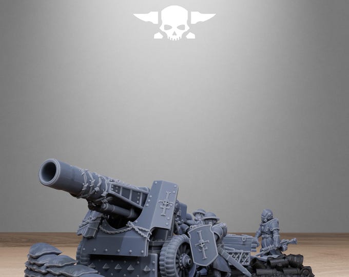 RoyalGuard Artillery 32mm/28mm (StationForge) RPG Set | 3D Print Scifi | Tabletop Game Set | Wargaming Gift | RPG Gifts | Sci-Fi Miniatures