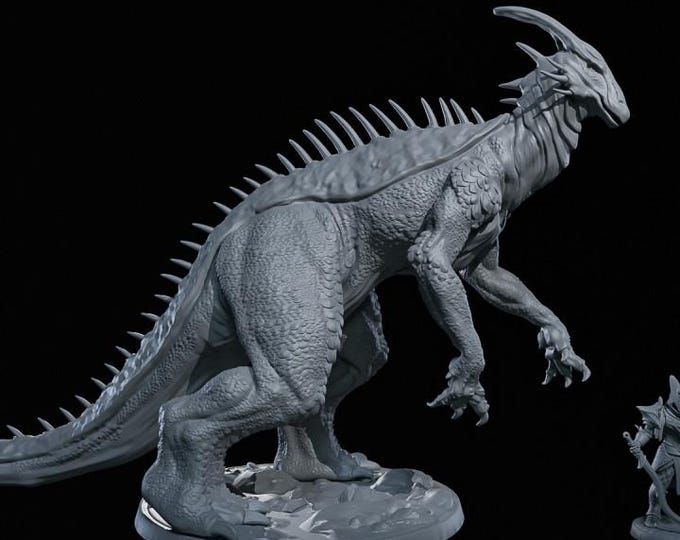 Ornithipoda Kaiju 32mm/28mm (DinoWorld) DnD 5E Gift | Fantasy Gaming RPG | Wargaming Gift | Tabletop Game Set | Monster 3D Printed
