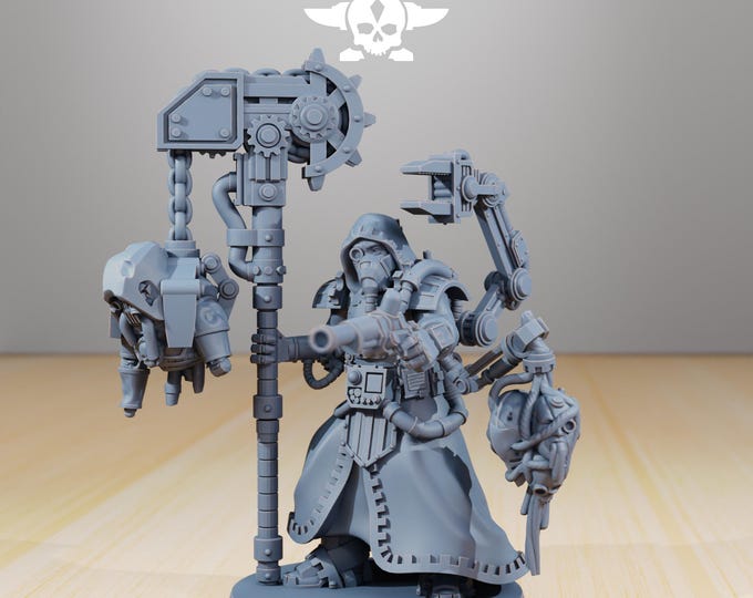 Scavenger Scrapper 32mm/28mm (StationForge) RPG Set | 3D Print Scifi | Tabletop Game Set | Wargaming Gift | RPG Gifts | Sci-Fi Miniatures