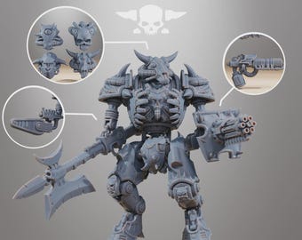 Pythonicus Armageddon 32mm (StationForge) RPG Set | 3D Print Scifi | Tabletop Game Set | Wargaming Gift | RPG Gifts | Sci-Fi Miniatures