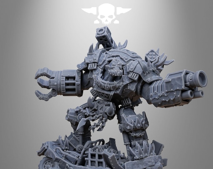 Orkaz Grand Nutta 2.0 32mm/28mm (StationForge) RPG Set | 3D Print Scifi | Tabletop Game Set | Wargaming Gift | RPG Gifts | Sci-Fi Miniatures