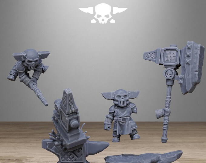 Forgelings 32mm/28mm (StationForge) RPG Set | 3D Print Scifi | Tabletop Game Set | Wargaming Gift | RPG Gifts | Sci-Fi Miniatures