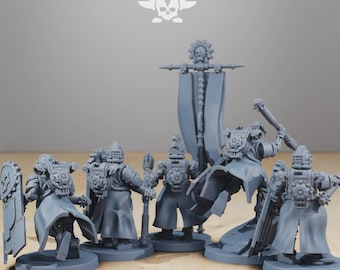 Scavenger Legio 32mm (StationForge) RPG Set | 3D Print Scifi | Tabletop Game Set | Wargaming Gift | RPG Gifts | Sci-Fi Miniatures