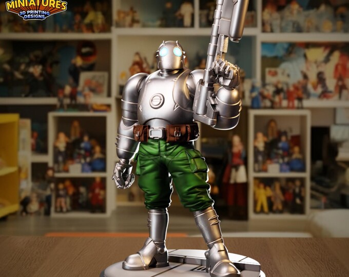 Atomic Robo 40/70mm (Legion Miniatures) RPG Set | 3D Print Scifi | Tabletop Game Set | Wargaming Gift | RPG Gifts | Sci-Fi Miniatures