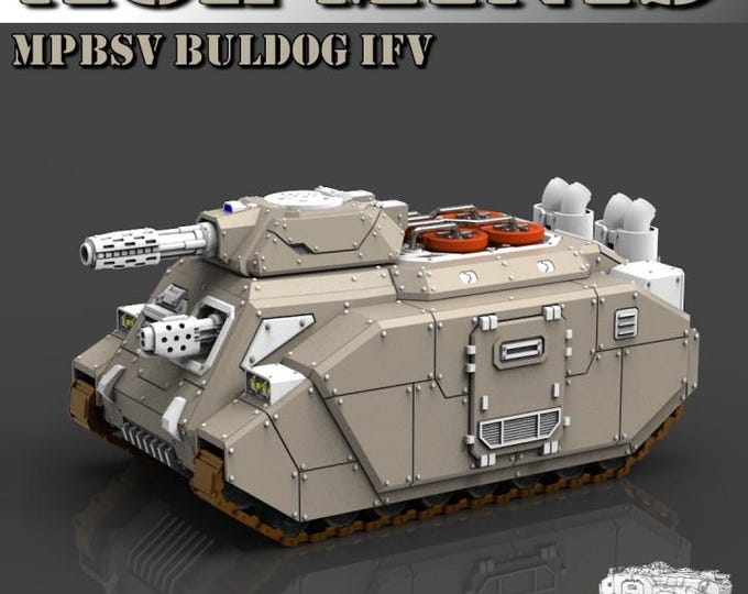 MPBSV Warrior APC/IFV/Mrls/Spaag Tank Kit 32mm/28mm (ACEMinis) Tabletop Tank | rpg Set | Scifi Wargaming | Gift for Wargamers