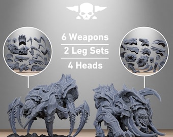 Xenariden-Spinnenbestien 32 mm (StationForge) RPG-Set | 3D-Druck-Sci-Fi | Tabletop-Spielset | Geschenk für Tabletop-Spieler | RPG-Geschenke | Sci-Fi-Miniaturen