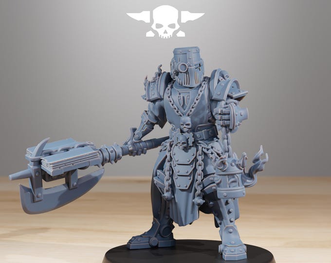 Frontliners Leader 32mm/28mm (StationForge) RPG Set | 3D Print Scifi | Tabletop Game Set | Wargaming Gift | RPG Gifts | Sci-Fi Miniatures