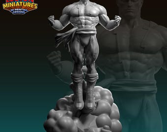 Fan Art di Black Adam 40 mm/70 mm (Legion Miniatures) Crisis Protocol Proxy / Set RPG / Scifi con stampa 3D / Set da gioco da tavolo / Regalo per wargame