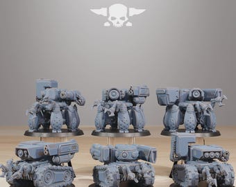 Scavenger Volatiles 32mm (StationForge) RPG Set | 3D Print Scifi | Tabletop Game Set | Wargaming Gift | RPG Gifts | Sci-Fi Miniatures