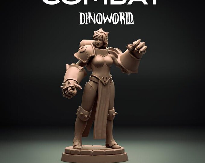 Sergan Kela Fist 32mm/28mm (DinoWorld) Dinosaur Miniatures | RPG Set | Scifi 3D Print | Wargaming Gift | Tabletop Game Set