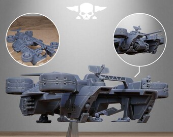 FreeGuard Skycrane 32mm (StationForge) RPG Set | 3D Print Scifi | Tabletop Game Set | Wargaming Gift | RPG Gifts | Sci-Fi Miniatures